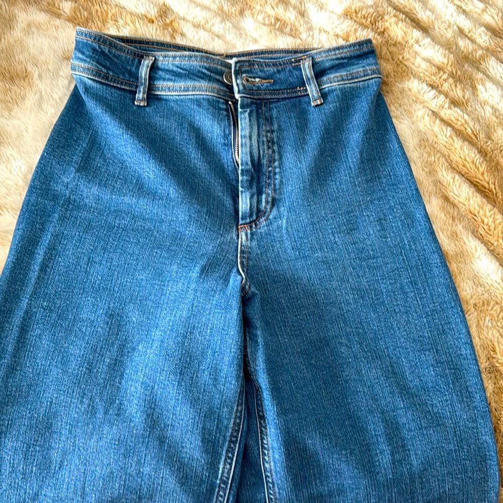 ZARA Marine Jeans high waisted size USA 2
